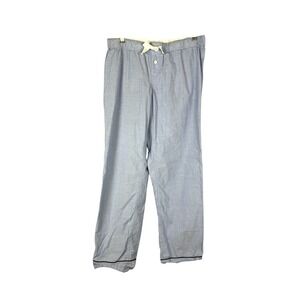 J. Crew Cotton Pajama Pants Women's Small Blue Lounge Sleepwear Cozy Preppy